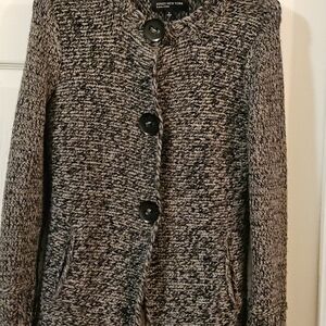 Jones New York Black and Gray Women's Sweater